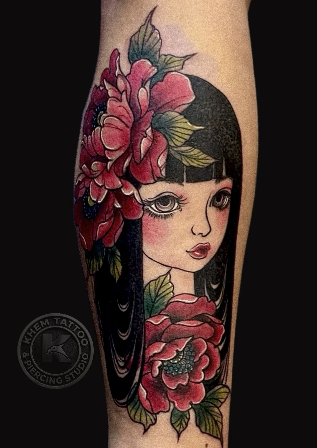 Coverup tattoo by Khem